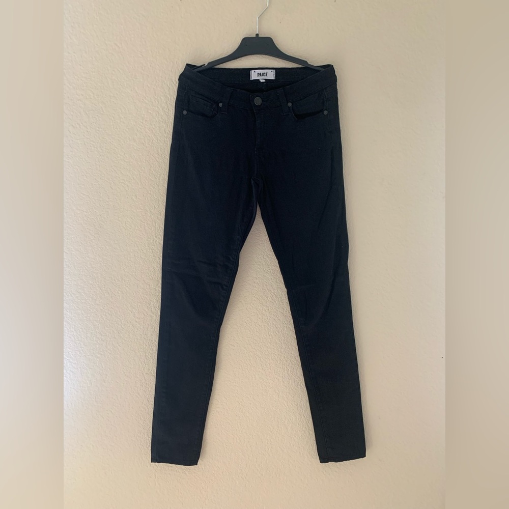 Paige black denim pant